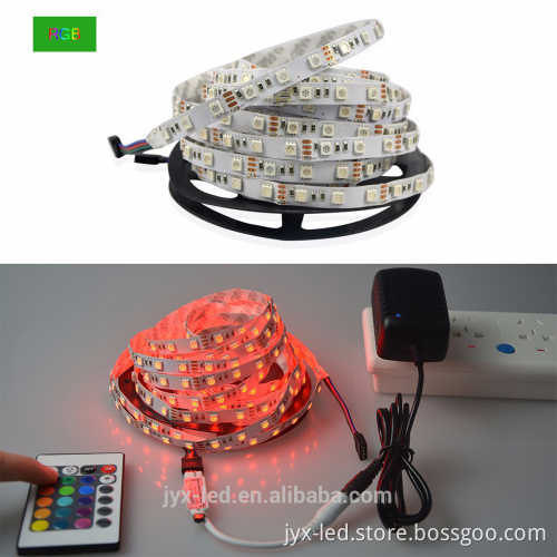 12V Waterproof Flexible RGB LED Strip Light Kit